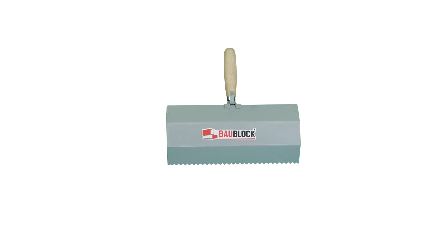 Aplicador dentado BAUBLOCK para argamassa.